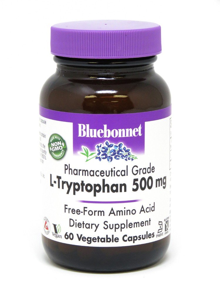 Bluebonnet L-Tryptophan 500mg 60 VegCap