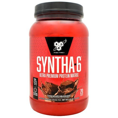 BSN Syntha-6 Ultra-Premium Sustained Release Protein Powder Chocolate 2.91 lbs Powder