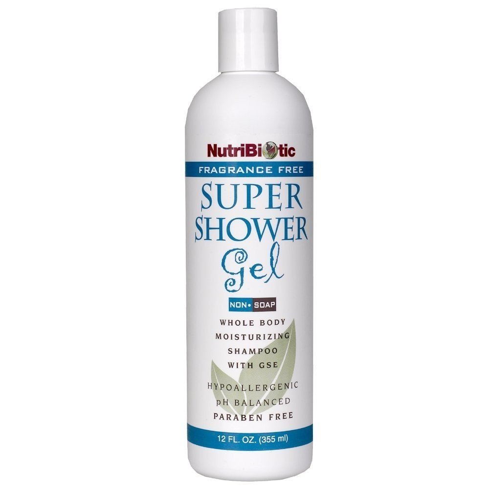 Nutribiotic Shower Gel - Fragrance Free 12 oz Gel