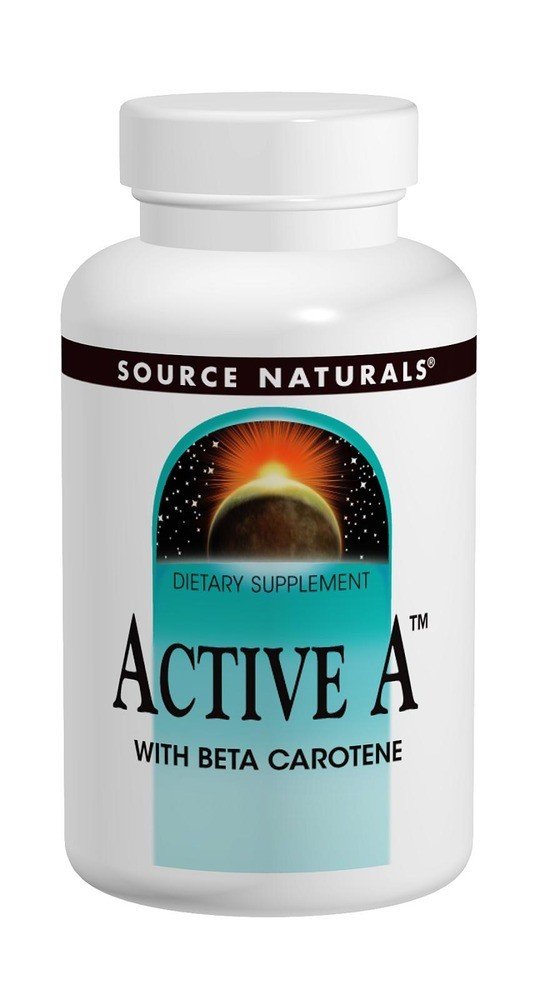 Source Naturals, Inc. Active A w/ Beta Carotene 25,000 IU 60 Tablet