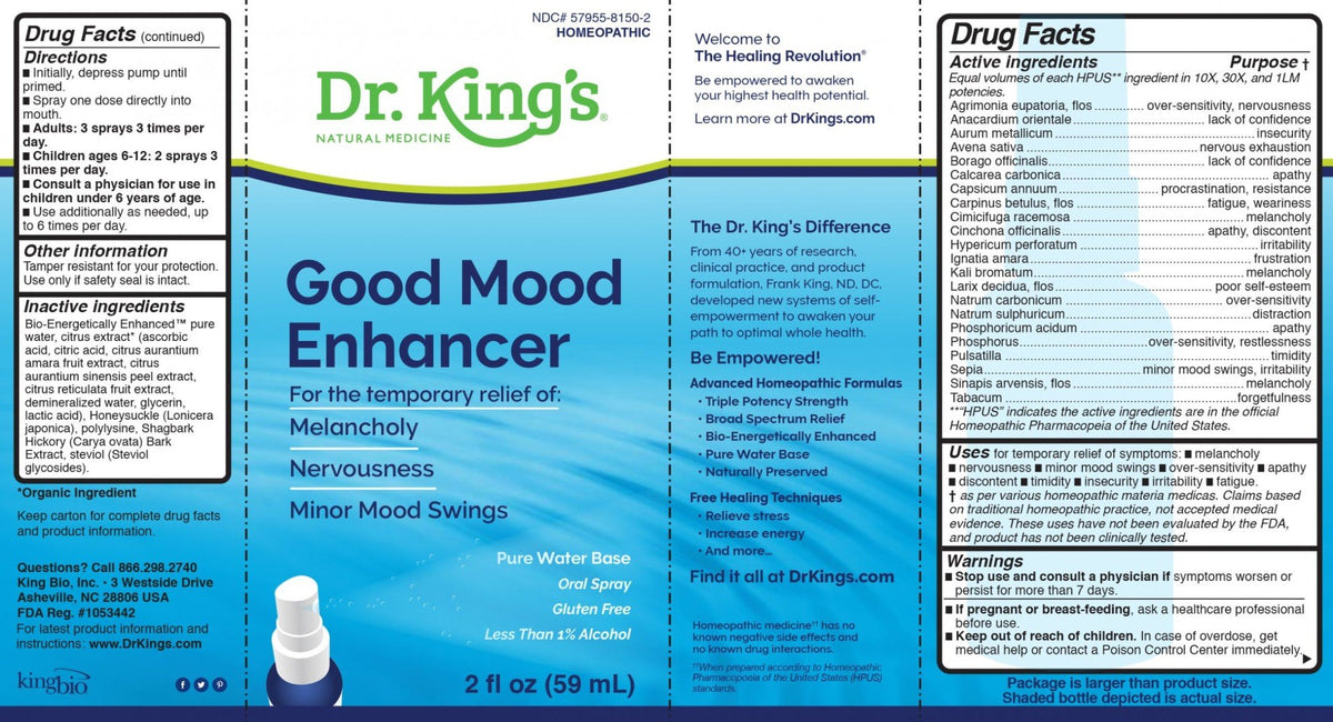 Dr King Natural Medicine Good Mood Enhancer 2 oz Liquid