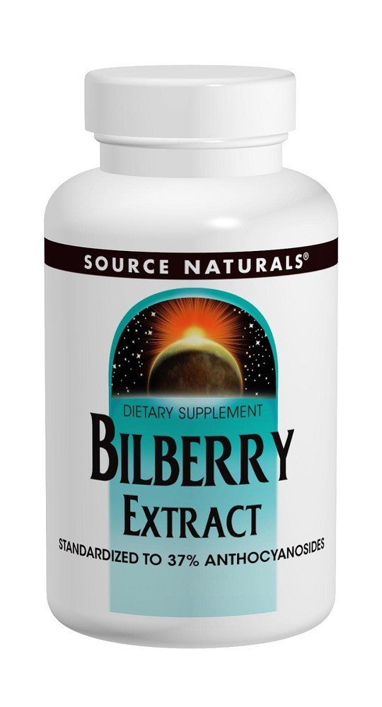 Source Naturals, Inc. Bilberry Extract 100mg 120 Tablet
