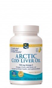 Nordic Naturals Arctic Cod Liver Oil - Lemon 180 Softgel