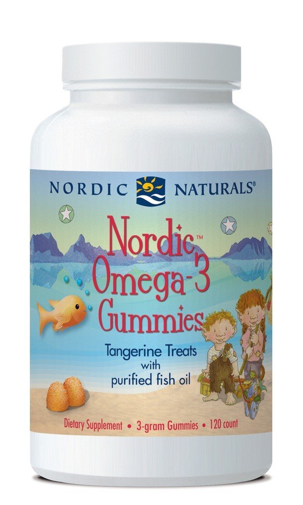 Nordic Naturals Nordic Omega-3 Gummies-Tangerine 60 Chewable