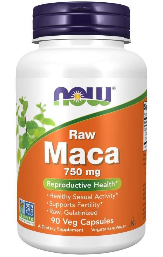 Now Foods Maca 750 mg Raw 90 VegCap