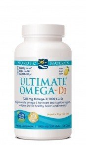 Nordic Naturals Ultimate Omega-D3 - Lemon 120 Softgel