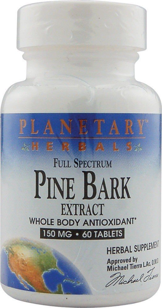 Planetary Herbals Full Spectrum Pine Bark Extract 150mg 60 Tablet