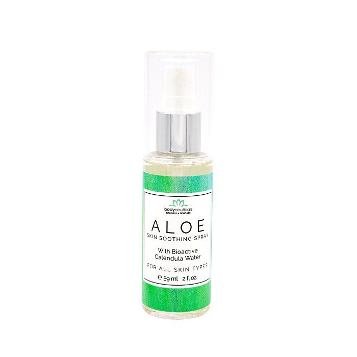 Bodyceuticals Aloe Skin Soothing Spray with Bioactive Calendula Water 2 oz Liquid