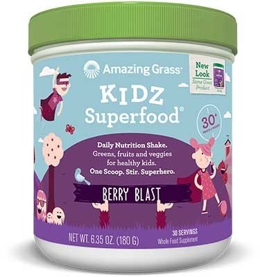 Amazing Grass Kidz SuperFood Wild Berry Powder 6.5 oz Powder