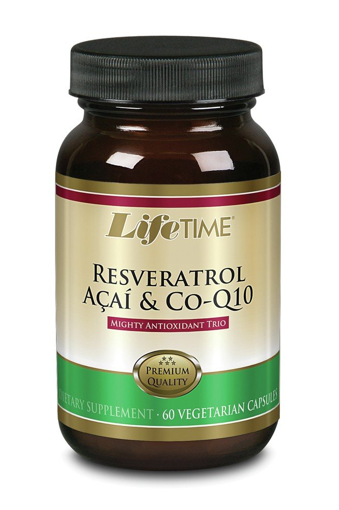 LifeTime Resveratrol, Acai &amp; CoQ10 60 VegCap