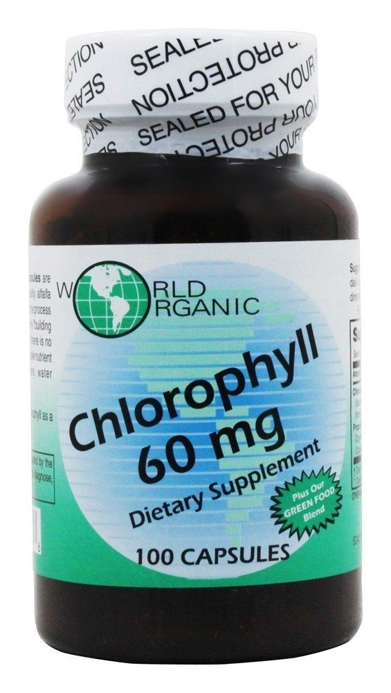 World Organics Chlorella 90 Capsule