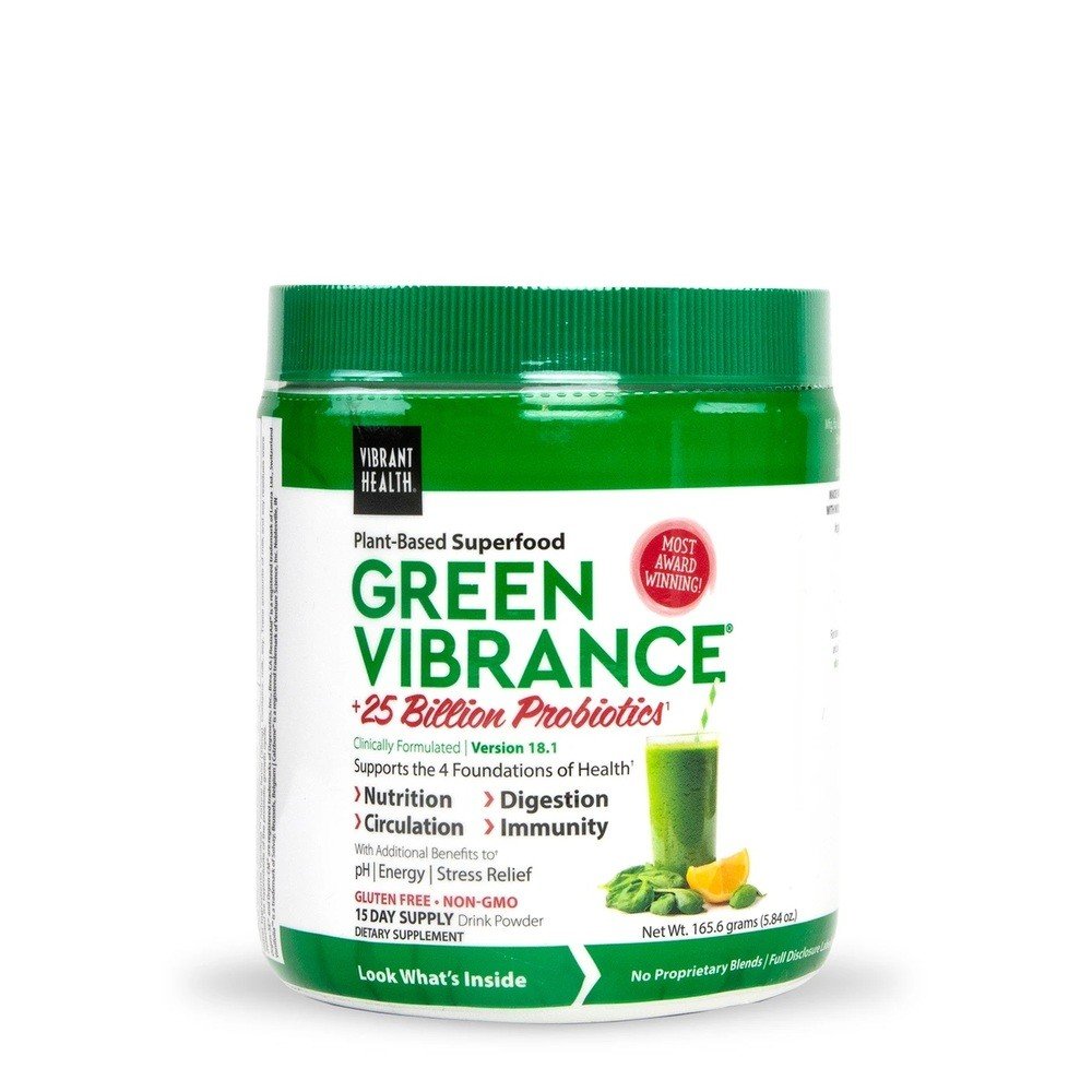 Vibrant Health Green Vibrance Powder 15 Day 165.6g (5.84 oz) Powder