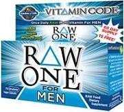 Garden of Life Vitamin Code Raw One for Men 75 VegCap