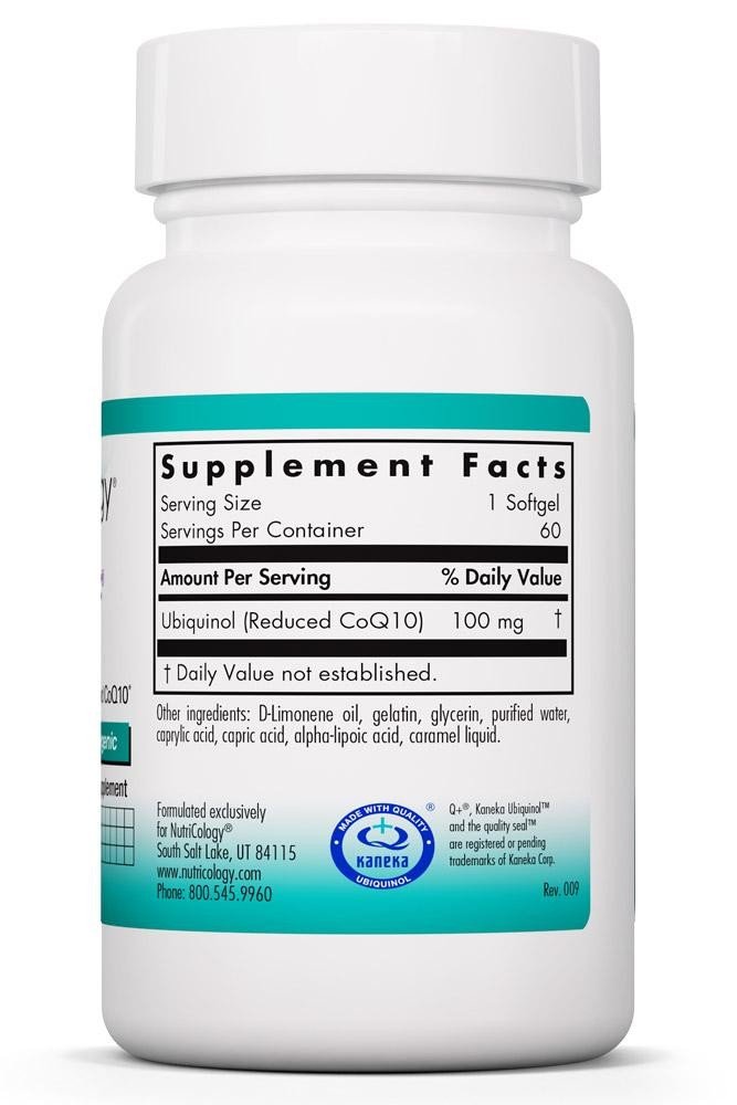 Nutricology CoQH CF 60 Softgel