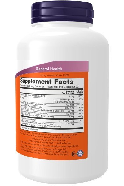 Now Foods Thyroid Energy 180 VegCap