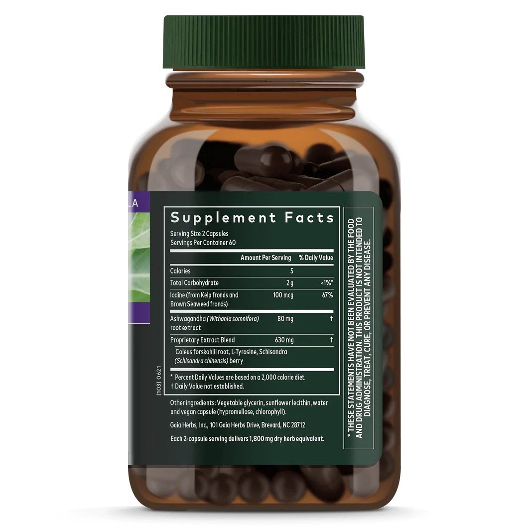 Gaia Herbs Thyroid Support 120 VegCap