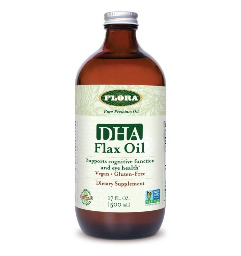 Flora Inc DHA Flax Oil 17 oz Oil