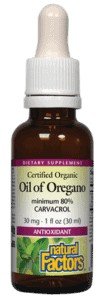 Natural Factors Oil of Oregano 1 oz Liquid