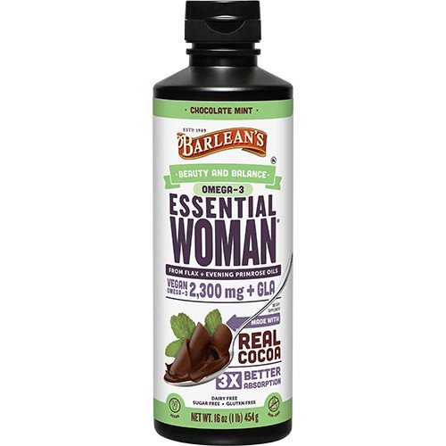 Barlean's Seriously Delicious Essential Woman Chocolate Mint 16 oz Liquid