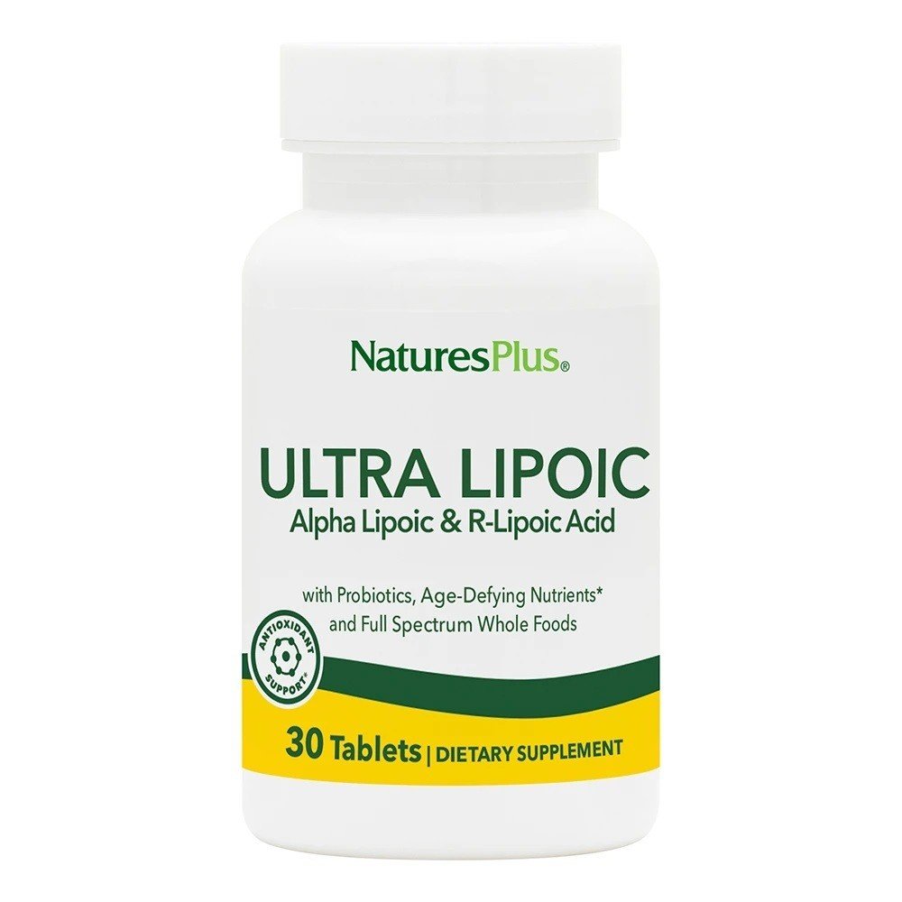 Nature's Plus Ultra Lipoic (Alpha Lipoic and R-Lipoic Acid) 30 Bi-Layer Tablet