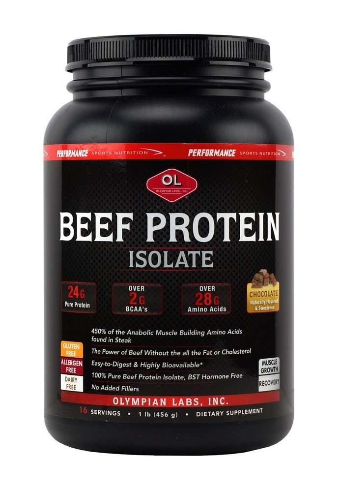 Olympian Labs Beef Protein 1 lbs Powder