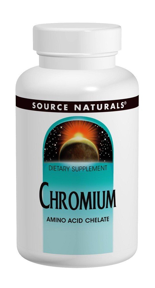 Source Naturals, Inc. Chromium Chelate 200mcg 100 Tablet
