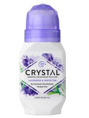 Crystal Body Deodorant Mineral Deodorant Roll-On Lavender & White Tea 2.25 oz Roll-On