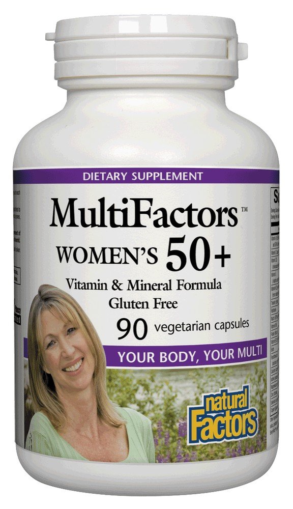 Natural Factors MultiFactors Women&#39;s 50+ 90 VegCap