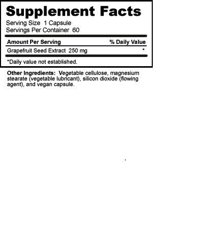 Nutribiotic Grapefruit Seed Extract-Maximum Strength 250mg 60 Capsule