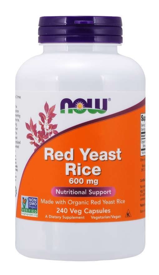 Now Foods Red Yeast Rice 600mg 240 VegCap