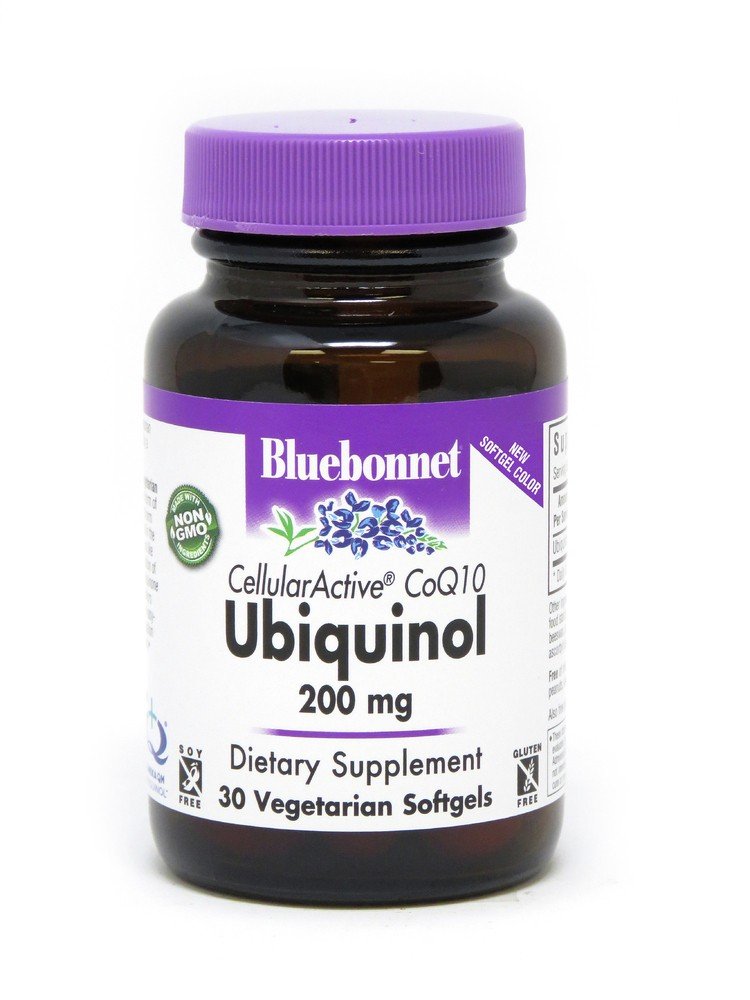 Bluebonnet Cellular Active CoQ10 Ubiquinol 200mg 30 Softgel