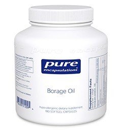 Pure Encapsulations Borage Oil 180 Softgel