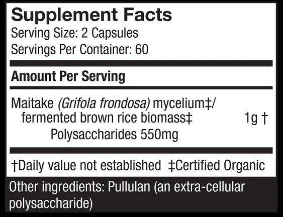 Fungi Perfecti/Host Defense Maitake 120 Capsule