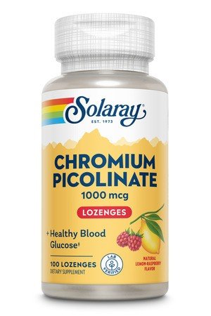 Solaray Chromium Picolinate Lozenges 100 Lozenge