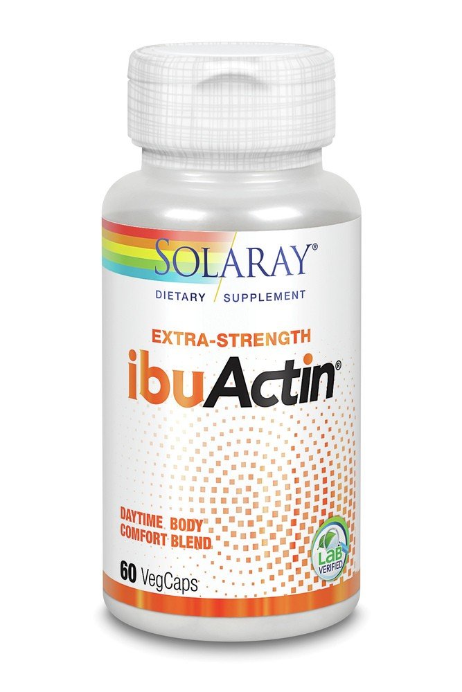 ibuActin | Solaray | Daytime Body Comfort | Dietary Supplement | 60 VegCaps | VitaminLife