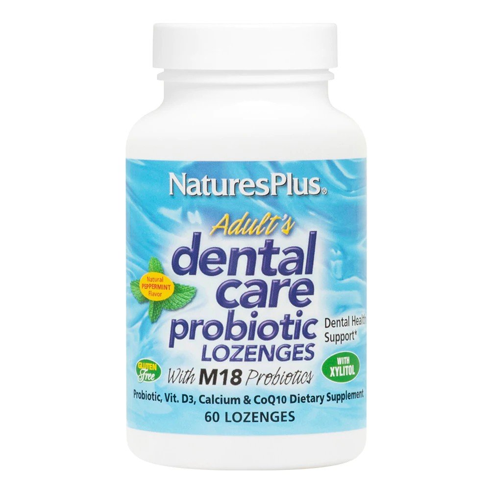 Nature's Plus Adult's Dental Care Probiotic Lozenges 60 Lozenge