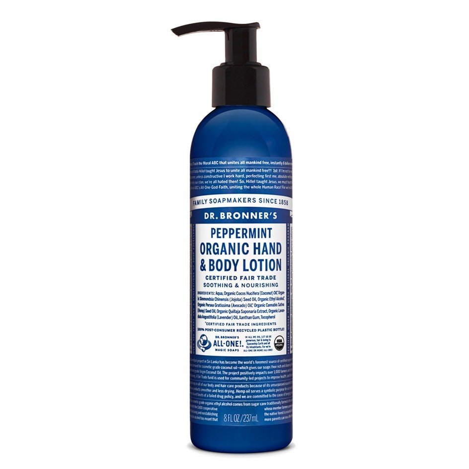 Dr. Bronner's Organic Lotion Peppermint 8 oz Lotion