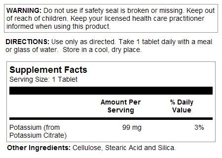 Kal Potassium 99 Citrate 100 Tablet