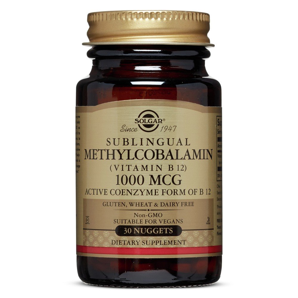 Solgar Methylcobalamin (Vitamin B12) 1000 mcg 30 Nugget