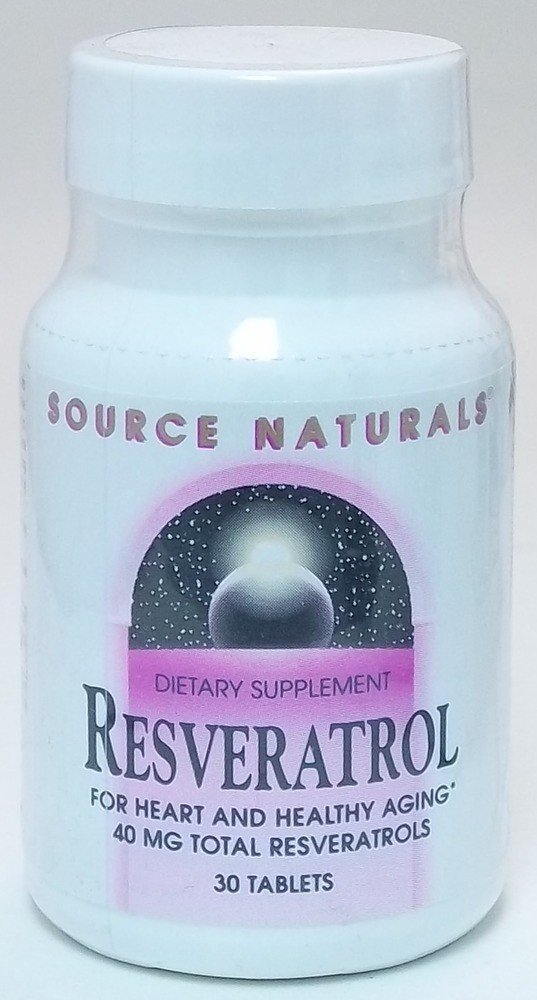 Source Naturals, Inc. Resveratrol 40mg Classic 30 Tablet