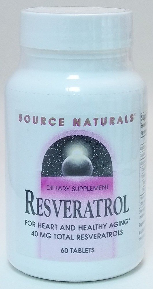 Source Naturals, Inc. Resveratrol 40mg Classic 60 Tablet