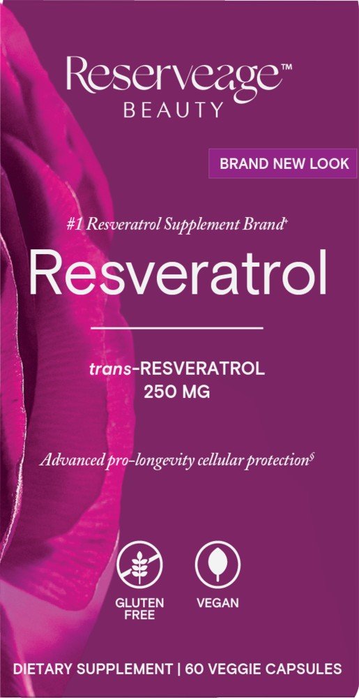 Reserveage Resveratrol 250mg 60 VegCap