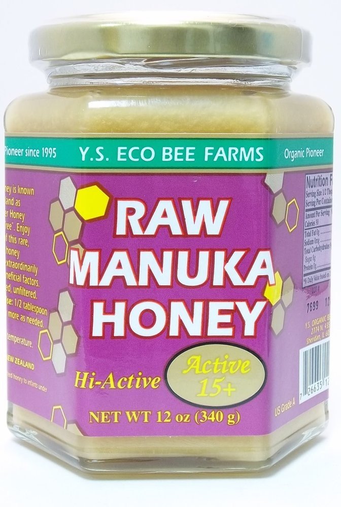 YS Eco Bee Farms Raw Manuka Honey 12 oz Paste