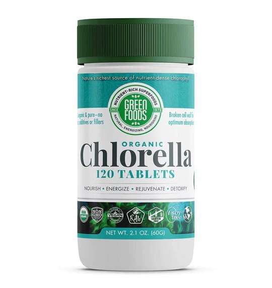 Green Foods Organic Chlorella 500mg 120 Tablet