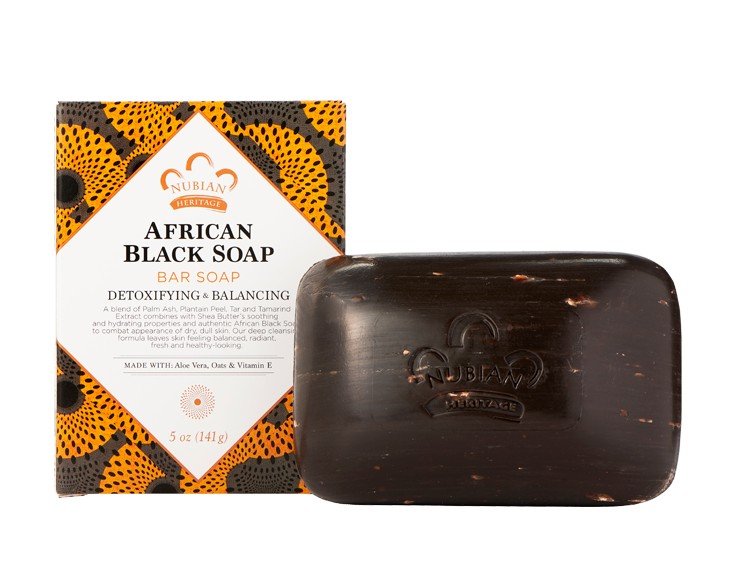 Nubian Heritage African Black Soap 5 oz Bar