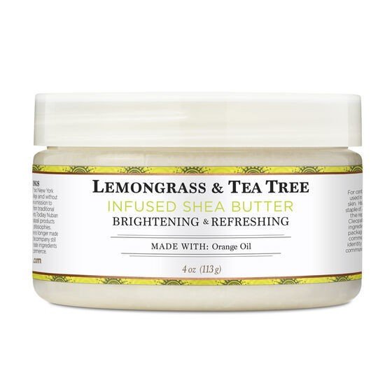 Nubian Heritage Lemongrass & Tea Tree Infused Shea Butter 4 oz Cream