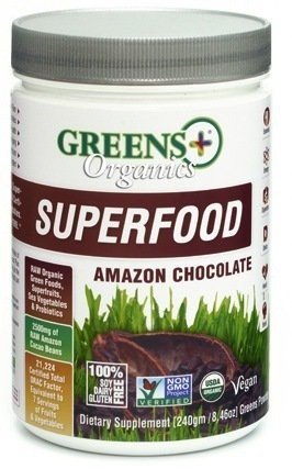 Greens Plus Superfood Amazon Chocolate 8.46 oz Powder