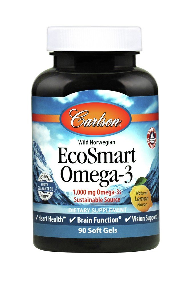 Carlson Laboratories Norwegian EcoSmart Omega-3 90 Softgel