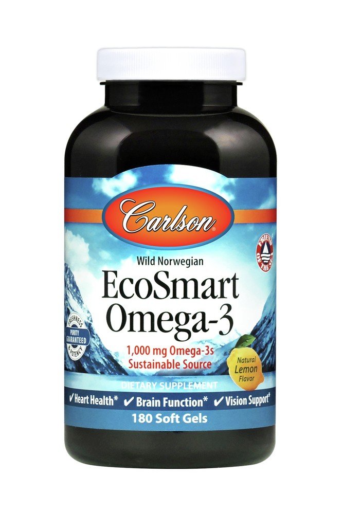 Carlson Laboratories EcoSmart Omega-3 180 Softgel