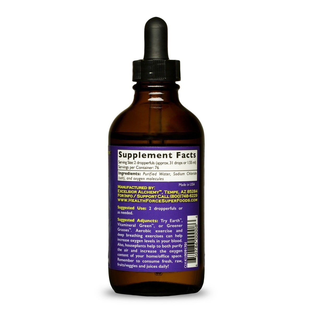 HealthForce Superfoods Oxygen Extreme 4 oz Liquid